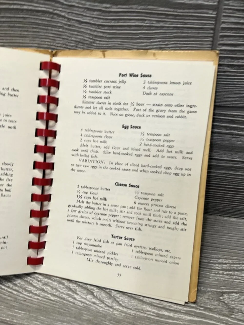 Maine Coastal Cooking Cookbook Recipe Book Vintage 1975 Spiral Paperback